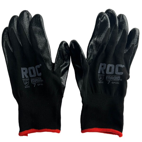 Nitrile Coated Knit Gloves (Sized)